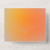 無地の色の招待状 発表 カード (裏面)