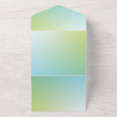 無地の色の招待状 発表 カード (外側)