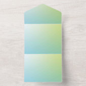 無地の色の招待状 発表 カード (内側)