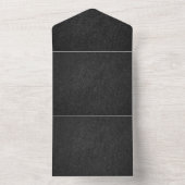 無地の色の招待状 発表 カード (内側)