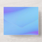 無地の色の招待状 発表 カード (裏面)