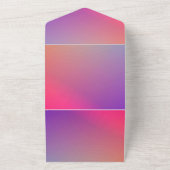 無地の色の招待状 発表 カード (外側)