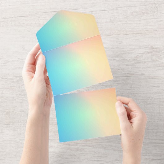 無地の色の招待状 発表 カード (貼ってはがせる)