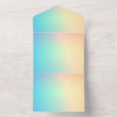 無地の色の招待状 発表 カード (内側)