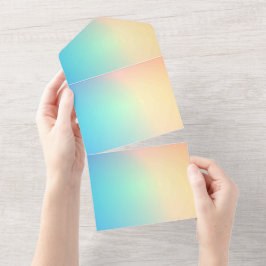 無地の色の招待状 発表 カード