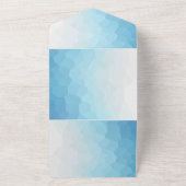 無地の色の招待状 発表 カード (外側)