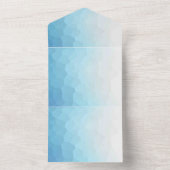 無地の色の招待状 発表 カード (内側)