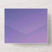 無地の色の招待状 発表 カード (裏面)