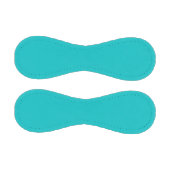 無地の色平明ターコイズ 野球ボール (パネル)