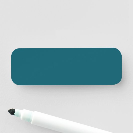 無地の色無地ティール(緑がかった色)孔雀 名札 (インサイチュ)