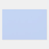 無地の色無地ペリウィンクル ラッピングペーパーシート (正面3)