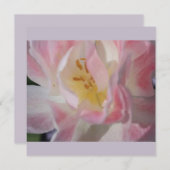 無地の花の招待状 招待状 (正面/裏面)