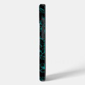 無地の花パターン01.bブラックBG Case-Mate iPhoneケース (裏面 / 左)