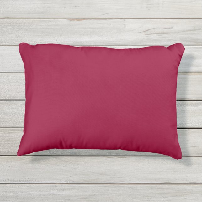 無地の赤毛 アウトドアクッション (裏面)