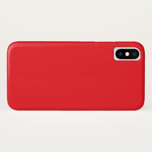 無地の赤背景 Case-Mate iPhoneケース (裏面(横))