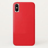 無地の赤背景 Case-Mate iPhoneケース (裏面)