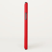 無地の赤背景 Case-Mate iPhoneケース (裏面/右)