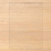 無地の透明な5"x7"の結婚式 アクリル招待状 (正面)