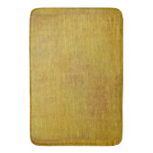無地の金ゴールドカラホームデコーテクスチャアクセント バスマット (正面縦)