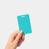 無地の鮮やかなターコイズブルー バッジ (Handheld)