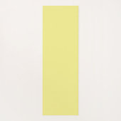 無地の黄淡い色の色 ヨガマット (裏面)