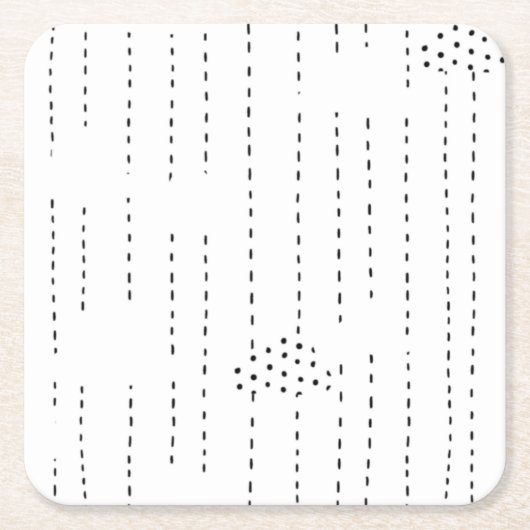 無地の，オニキス紙コースター スクエアペーパーコースター (正面)