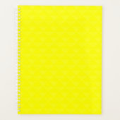 無地の，レモン，黄 プランナー手帳 (正面)