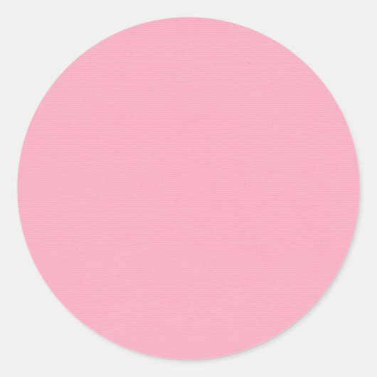 無地の-pink4コットン無地のキャンディピンク背景TEM ラウンドシール (正面)