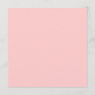 無地のColor Light Pink Background招待状。 招待状