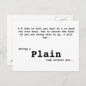 無地はがき ポストカード (正面/裏面)