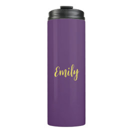 無地インジゴ&イエローミニマモダンリスト タンブラー