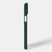 無地エレガント灰色がかった緑のミニマリストの名前を追加 Case-Mate iPhoneケース (裏面 / 右)
