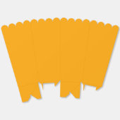 無地オレンジ 簡単おしゃれポップコーン フェイバーボックス (見開き)