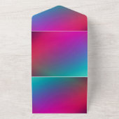 無地カラーの招待状 発表 カード (外側)