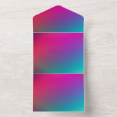 無地カラーの招待状 発表 カード (内側)