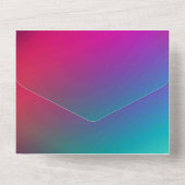 無地カラーの招待状 発表 カード (裏面)