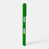 無地グリーン iPhone 16ケース (右側面)