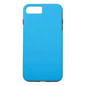 無地シアンブルーの背景 Case-Mate iPhoneケース (裏面)