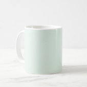無地パステルミントグリーンマグ コーヒーマグカップ (正面左)