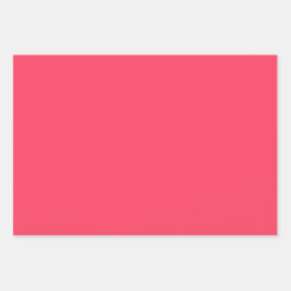 無地フクシア ストロベリー ブラッシュ ピンク シェード 3色 ラッピングペーパーシート