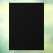 無地ブラック部分透明デザイン ウィンドウサイン (シート3)