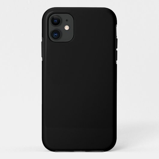 無地ブラック Case-Mate iPhoneケース (裏面)