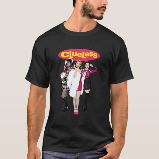 無地ヴィンテージのポスター Tシャツ (正面)