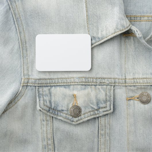 無地3" X 2"プラスチック製名刺 名札 (インサイチュ)