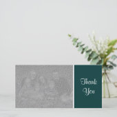 無地 – ありがとう – Dark Green サンキューカード (スタンド正面)