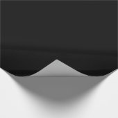 無地: 黒 ラッピングペーパー (角)