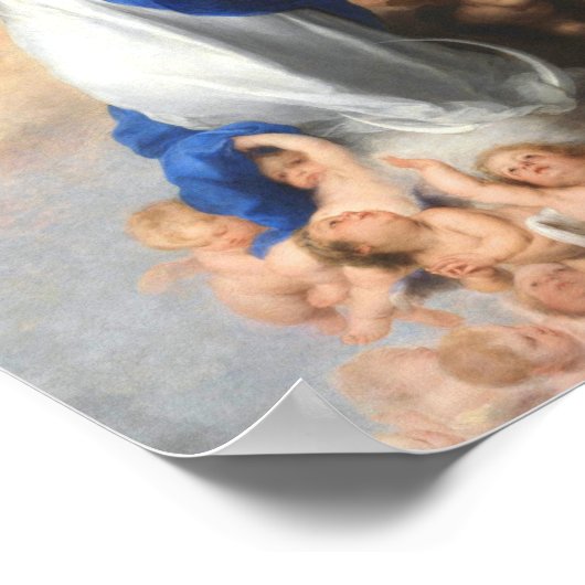 無垢なヴァージンメアリ・ムリロ ポスター (角)