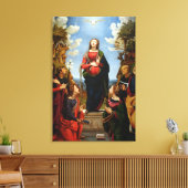 無垢な概念の栄光 キャンバスプリント (インサイチュ (リビング))