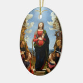 無垢な概念の栄光 セラミックオーナメント (左)