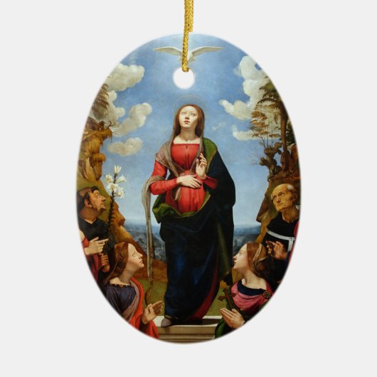 無垢な概念の栄光 セラミックオーナメント (正面)